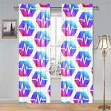Pulse Gauze Curtain 28"x84" (Two Pieces)