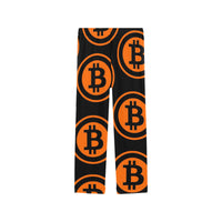 Bitcoin Black & Orange Women's Pajama Pants