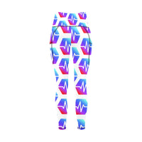 Pulse All Over Print High Waist Leggings with Pockets