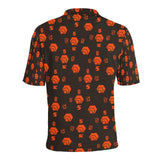 5555 Orange Men's All Over Print Polo Shirt