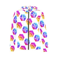 Hex Pulse Combo Women's All Over Print Full Zip Hoodie