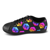 Hex Pulse Combo Black Women's Canvas Shoes