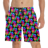 Hex PulseX Pulse Black Men's Mid-Length Beach Shorts