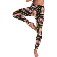 Richard Heart Faces All-Over Low Rise Leggings