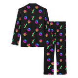 HPX Black Small Women's Long Pajama Set