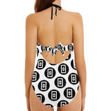 Thetas Backless Bow Hollow Out Swimsuit