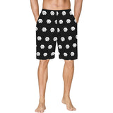 Hex White Black All Over Print Basketball Shorts With Pockets