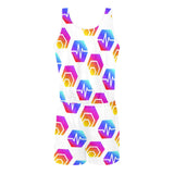 Hex Pulse Combo All Over Print Vest Short Jumpsuit