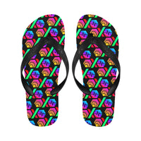 Hex PulseX Pulse Black Flip Flops (For both Men and Women)