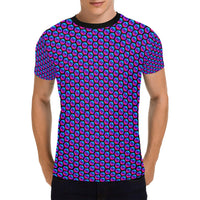 Pulses Small Black Men's All Over Print T-shirt