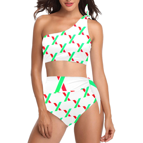 PulseX Women's One Shoulder Bikini Set