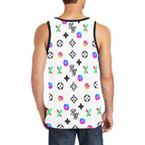 RH HPX Color Black Men's All Over Print Tank Top