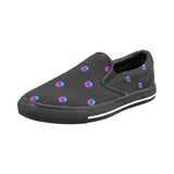 Pulse Small Black Slip-on Canvas Women's Shoes