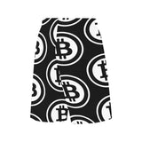 Bitcoin Black All Over Print Basketball Shorts With Pockets