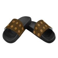Hex Brown & Tan Women's Slide Sandals