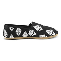 Ethereums Black Casual Canvas Women's Shoes - Crypto Wearz