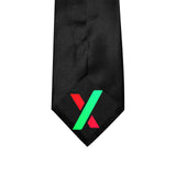 PulseX Logos Black Custom Peekaboo Necktie