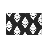 Ethereums Black Doormat 30"x18" (Rubber)