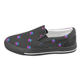 Pulse Small Black Men's Slip-on Canvas Shoes