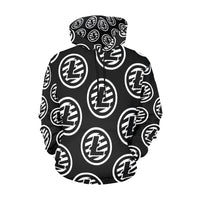 Litecoins Black Men's All Over Print Hoodie