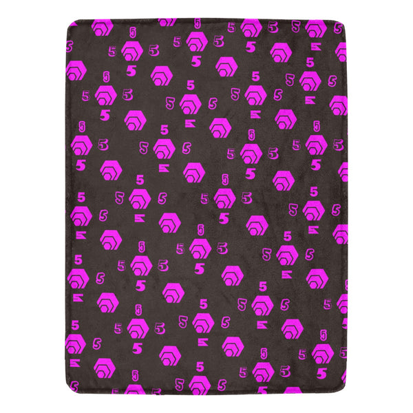 5555 Pink Ultra-Soft Micro Fleece Blanket 60"x80" (Thick)