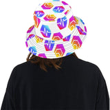 Hex Pulse Combo Unisex Summer Single-Layer Bucket Hat