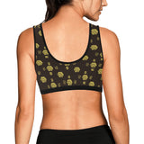 5555 Women's All Over Print Sports Bra