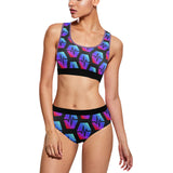 Pulse Black Women's Sports Bra Yoga Set