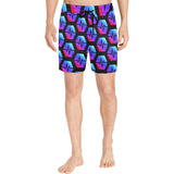 Pulse Black Men's Mid-Length Swim Shorts