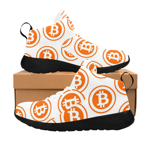Bitcoin Orange Men's Basketball Shoes