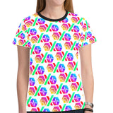 Hex PulseX Pulse Women's All Over Print Mesh Cloth T-shirt