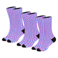 Pulses Small Sublimated Crew Socks (3 Packs)