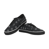 Hex Black & Grey Women's Classic Canvas Low Top Shoe