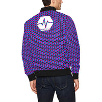 PulseChainDotCom Black Special Edition Men's All Over Print Bomber Jacket