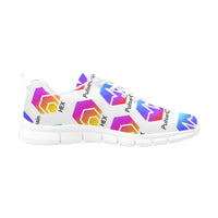 Hex Pulse TEXT Special Edition Men's Breathable Sneakers - Crypto Wearz
