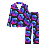 Pulse Black Women's Long Pajama Set