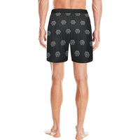 Hex Black & Grey Men's Mid-Length Pajama Shorts