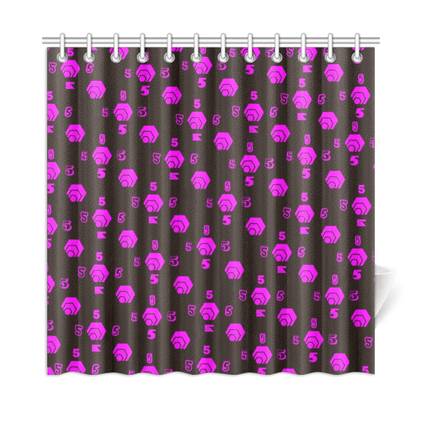 5555 Pink Shower Curtain 72"x72"