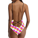 Hex Women's Lacing Backless One-Piece Swimsuit - Crypto Wearz