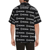 Hedron Combo White Men's All Over Print Hawaiian Shirt