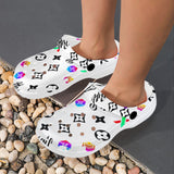 RH HPX Color Black Custom Print Adults Clogs