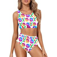 HPXdotCOM Sports Crop Top Bikini Set