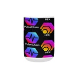 Hex Pulse TEXT Black Plus-Size Mug (15 OZ)