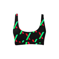PulseX Black Sport Bikini Top