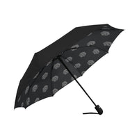 Hex Black & Grey Anti-UV Automatic Umbrella (Underside Printing)