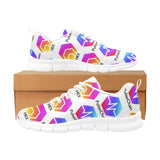 Hex Pulse TEXT Special Edition Women's Breathable Sneakers - Crypto Wearz