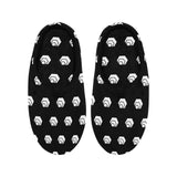 Hex White Black Men's Non-Slip Cotton Slippers