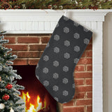 Hex Black & Grey Christmas Stocking