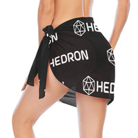 Hedron Combo White Women's Beach Sarong Wrap