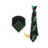 PulseX Black Custom Peekaboo Necktie